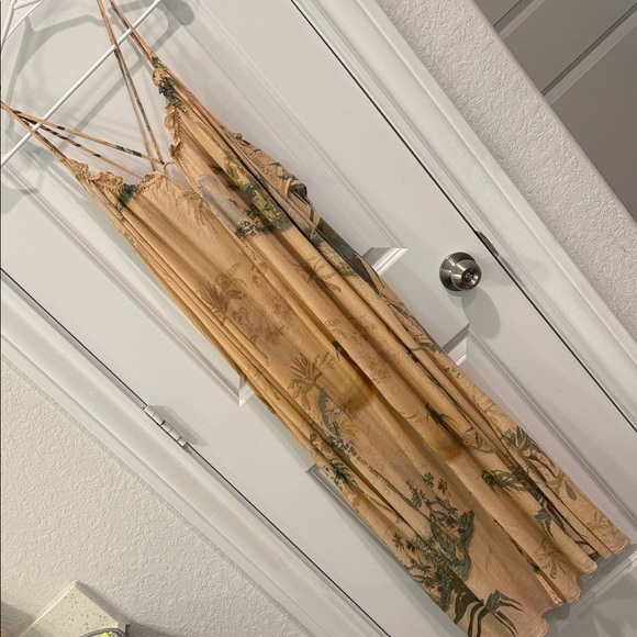 Anthropologie Strappy Floral Maxi Dress - Picture 10 of 13